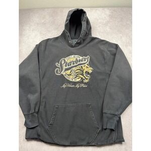Starbury Stephon Marbury Hoodie Men XL Black Coney Island Brooklyn NY Tiger Y2K